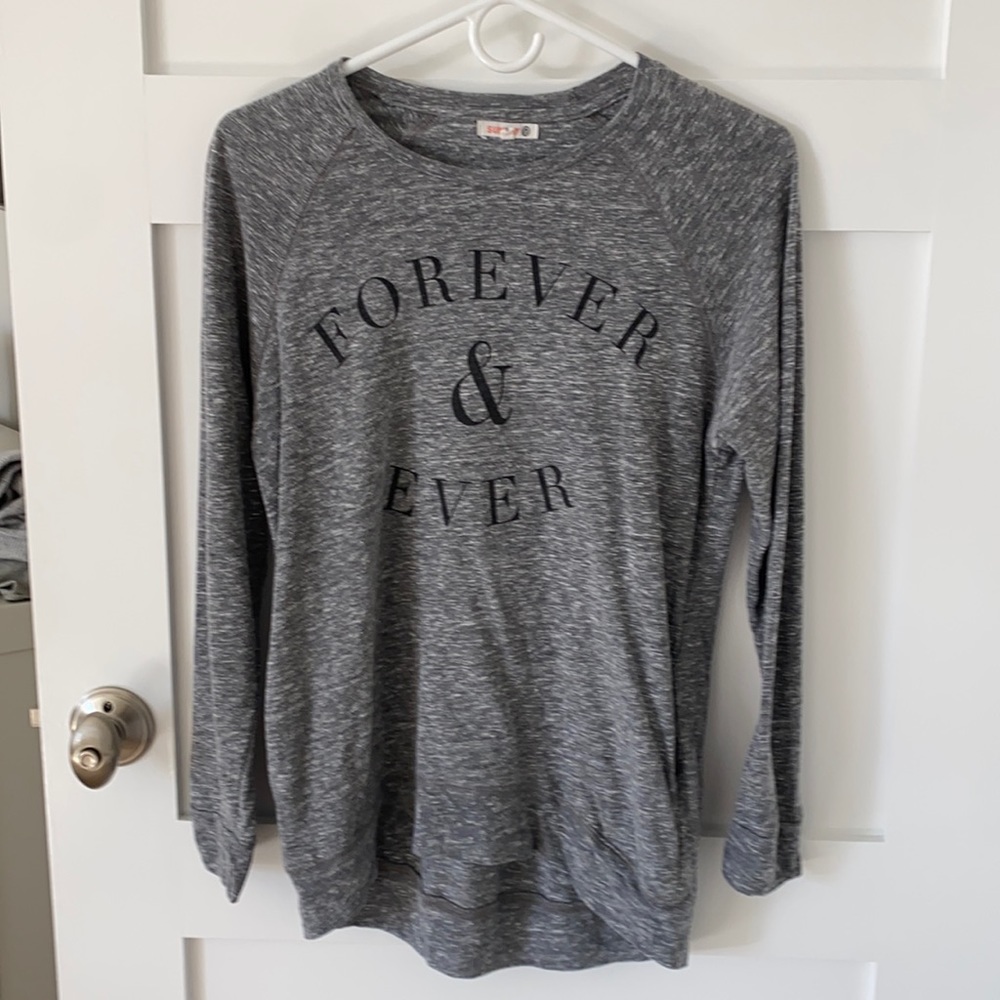 Sundry high low long sleeve tee